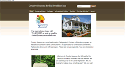 Desktop Screenshot of countryseasonsbnb.com